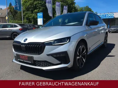 Gebraucht Skoda Scala Monte Carlo 150 PS (110 kW) 2024 Brillant silber metallic Kleinwagen