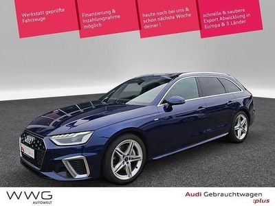 Gebraucht Audi A4 S-Line 204 PS (150 kW) 2023 Navarrablau metallic Kombi