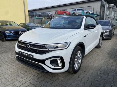 Gebraucht VW T-Roc Cabriolet R-line 150 PS (110 kW) 2023 Weiß Cabrio