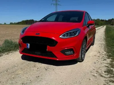 Brugt Ford Fiesta ST-Line 120 HK (88 kW) 2018 Rød Hatchback