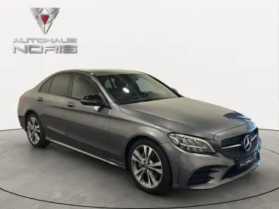 Gebraucht Mercedes C200 AMG line 197 PS (144 kW) 2019 Selenitgrau  metalliclack Limousine