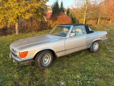 Gebraucht Mercedes SL500 231 PS (169 kW) 1985 Silber Cabrio