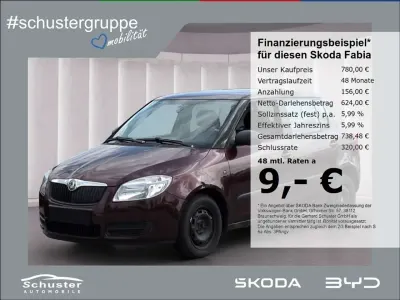 Gebraucht Skoda Fabia Classic 60 PS (44 kW) 2009 Rot Limousine