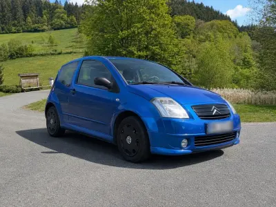 Gebraucht Citroën C2 68 PS (50 kW) 2007 Blau Kleinwagen