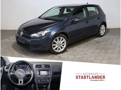 Usata VW Golf VI Comfortline 105 CV (77 kW) 2010 Blu Utilitaria