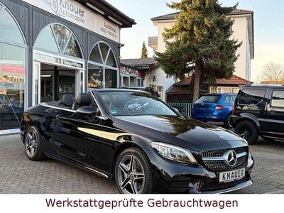 Usata Mercedes C200 AMG line 184 CV (135 kW) 2019 Nero Cabrio