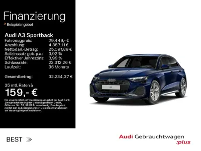 Gebraucht Audi A3 S-Line 150 PS (110 kW) 2026 Navarrablau metallic Limousine