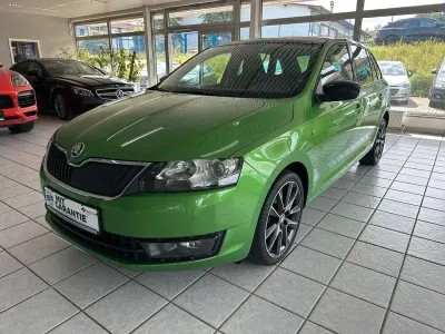 Gebraucht Skoda Rapid Style 86 PS (63 kW) 2015 Grün Kleinwagen