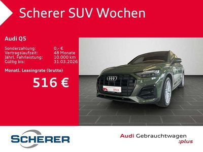 Distriktgrün metallic (metallic) Gebraucht 2024 Audi Q5 Ambiente SUV | 47.890 € (Etwas zu teuer)