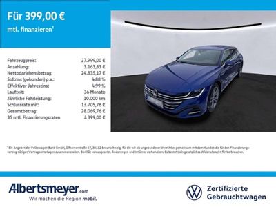 Gebraucht VW Arteon R-line 200 PS (147 kW) 2022 Blau Limousine