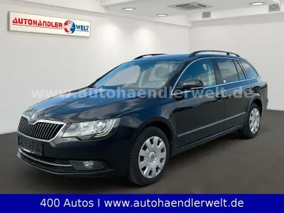 Brugt Skoda Superb Exclusive 170 HK (125 kW) 2014 Sort Stationcar