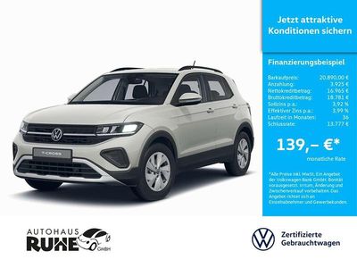 Gebraucht VW T-Cross Life 95 PS (69 kW) 2024 Grau SUV