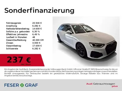 Gebraucht Audi A4 Ambiente 163 PS (119 kW) 2023 Gletscherweiß metallic Kombi