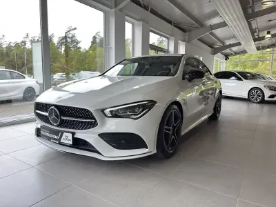 Gebraucht Mercedes CLA200 AMG line 163 PS (119 kW) 2020 Weiß Limousine
