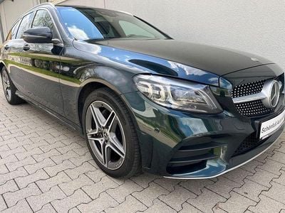 Usata Mercedes C220 AMG line 194 CV (142 kW) 2018 Verde Station wagon