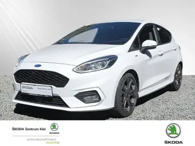 Gebraucht Ford Fiesta ST-Line 101 PS (74 kW) 2018 Weiß Kleinwagen