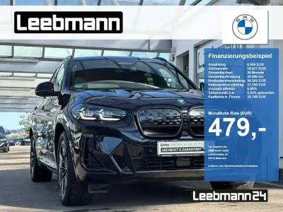 Gebraucht BMW iX3 Shadowline 210 kW (286 PS) 2023 M carbonschwarz (metallic) SUV
