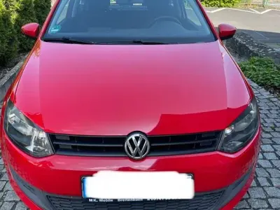 Gebraucht VW Polo Trendline 69 PS (50 kW) 2010 Rot Kleinwagen