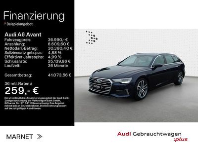 Gebraucht Audi A6 Design 245 PS (180 kW) 2022 Firmamentblau metallic Kombi