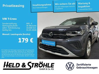 Gebraucht VW T-Cross Goal 95 PS (69 kW) 2025 Grau SUV