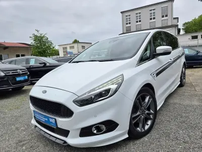 Gebraucht Ford S-MAX ST-Line 209 PS (153 kW) 2017 Weiß Van / Kleinbus