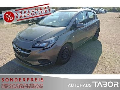 Gebraucht Opel Corsa Edition 90 PS (66 kW) 2015 Muskatgrau/muskat braun(m2) Kleinwagen