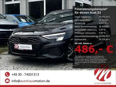 Brugt Audi S3 Sport 310 HK (228 kW) 2023 Sort Sedan