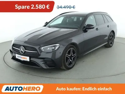 Gebraucht Mercedes E220 AMG line 194 PS (142 kW) 2021 Graphitgrau Kombi