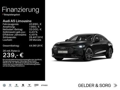 Gebraucht Audi A5 Business 204 PS (150 kW) 2025 Mythosschwarz metallic Limousine