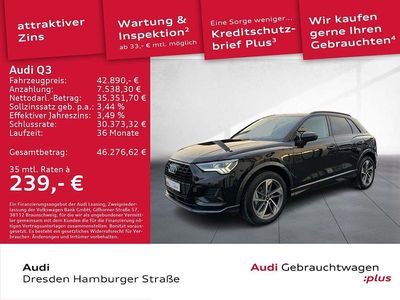 Gebraucht Audi Q3 Advanced 150 PS (110 kW) 2025 Mythosschwarz metallic SUV