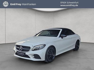 Weiß Gebraucht 2022 Mercedes C300 AMG Cabrio | 43.450 € (Fairer Preis)