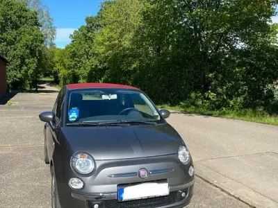Używany Fiat 500C Lounge 69 KM (50 kW) 2012 Szary Kabriolet