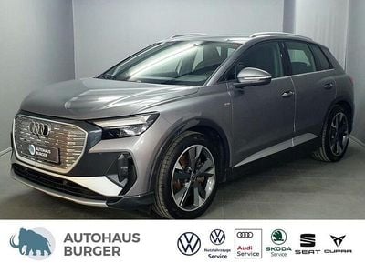 Grau Gebraucht 2022 Audi Q4 e-tron S-Line SUV | 33.960 € (Guter Preis)