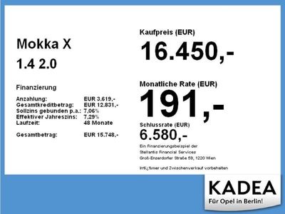gebraucht Opel Mokka X 1.4 LED,PDC,Kamera,Lenk + Sitzhzg,Keyless