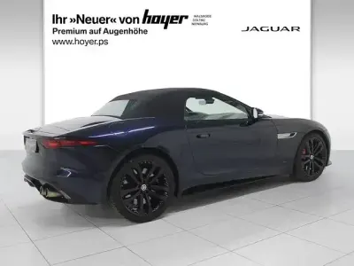 Käytetty Jaguar F-Type 450 HP (330 kW) 2024 Sininen Avoauto
