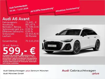 Neu Audi A6 Ambiente 367 PS (269 kW) 2025 Arkonaweiß Kombi