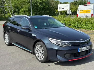 Gebraucht Kia Optima Hybrid 205 PS (150 kW) 2017 Blau Limousine