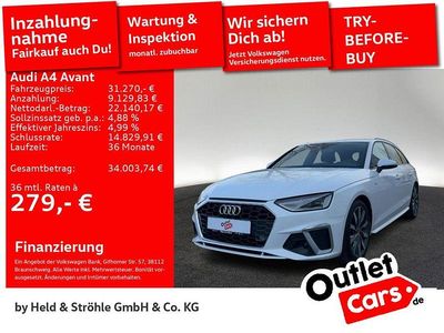 Gebraucht Audi A4 S-Line 204 PS (150 kW) 2023 Ibisweiß Kombi