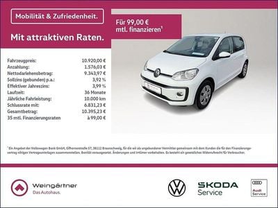 Gebraucht VW up! 65 PS (47 kW) 2022 Weiß Kleinwagen