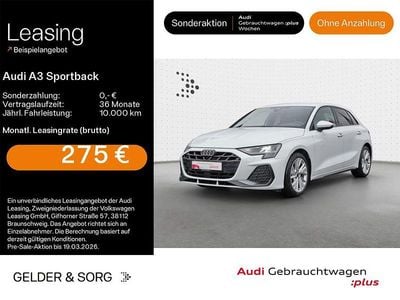 Gebraucht Audi A3 S-Line 150 PS (110 kW) 2025 Gletscherweiß metallic Limousine