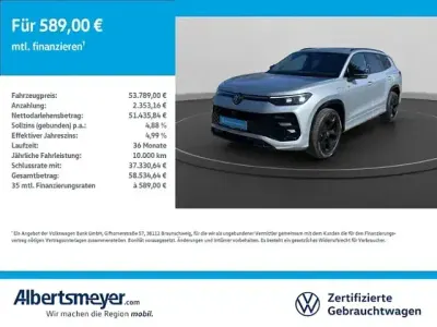 Usata VW Tayron R-line 200 CV (147 kW) 2025 Argento SUV