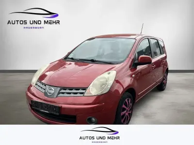 Gebraucht Nissan Note Acenta 88 PS (64 kW) 2008 Rot Kleinwagen