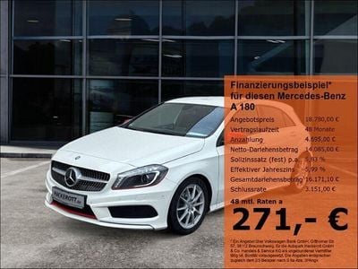 Gebraucht Mercedes A180 StreetStyle 122 PS (89 kW) 2015 Weiss Limousine