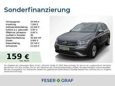 Gebraucht VW Tiguan Allspace Life 200 PS (147 kW) 2022 Platinumgrey SUV