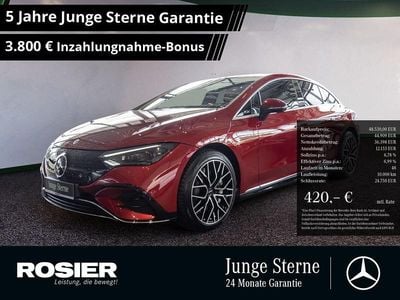 Rot / manufaktur patagonienrot Gebraucht 2023 Mercedes EQE350 Premium Limousine | 48.530 € (Guter Preis)