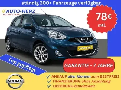 Gebraucht Nissan Micra Acenta 80 PS (58 kW) 2016 Türkis Kleinwagen