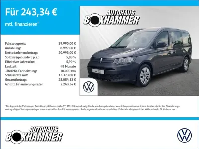 Gebraucht VW Caddy 122 PS (89 kW) 2022 Indiumgrau metallic Van / Kleinbus