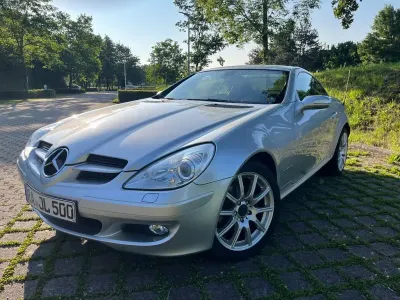 Brugt Mercedes SLK200 163 HK (119 kW) 2008 Sølv Cabriolet