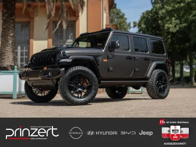 Neu Jeep Wrangler Sahara 272 PS (200 kW) 2025 Hydro blue SUV
