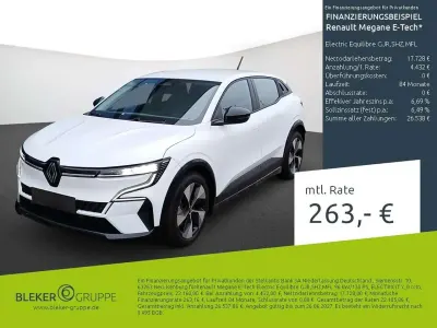 Gebraucht Renault Megane E-Tech Equilibre 96 kW (131 PS) 2023 Arktisweiß Limousine